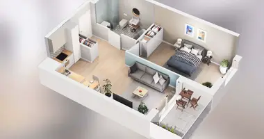 Apartamento 2 habitaciones en Poznan, Polonia