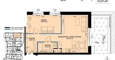 Apartamento 2 habitaciones en Poznan, Polonia