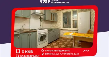 Apartamento 3 habitaciones en Vileyka, Bielorrusia