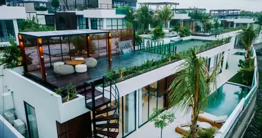 Вилла 4 комнаты  с террасой, с бассейном, с охраняемой территорией в Бали, Индонезия