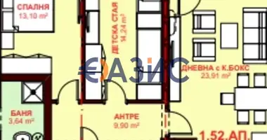 2 bedroom apartment in Sveti Vlas, Bulgaria