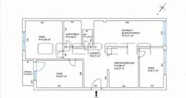 Apartamento 2 habitaciones en Zagreb, Croacia