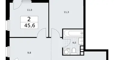 Appartement 2 chambres dans Vnoukovo, Russie