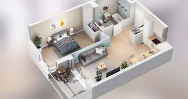 Apartamento 3 habitaciones en Poznan, Polonia