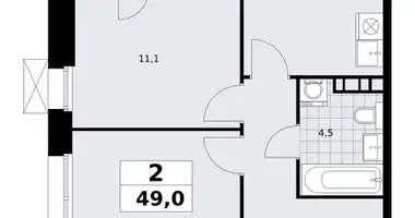 Квартира 2 комнаты в поселение Сосенское, Россия