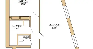 3 room apartment in Minsk, Belarus