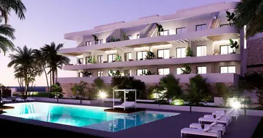 Penthouse 2 chambres avec obschestvennyy basseyn public pool, avec Près de l'école dans Finestrat, Espagne