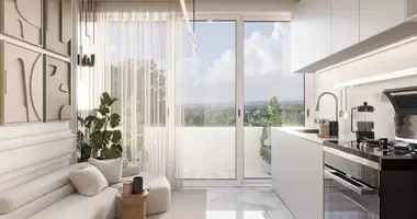 Mieszkanie 2 pokoi z okna z podwójnymi szybami, z balkon, z meble w Mersin, Turcja