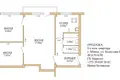 Mieszkanie 3 pokoi 49 m² Mińsk, Białoruś