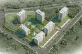 Residential complex New residence with a swimming pool, green areas and a tennis court, Istanbul, Turkey