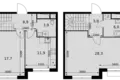 Apartamento 2 habitaciones 81 m² Razvilka, Rusia