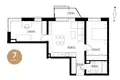 Квартира 3 комнаты 67 м² Рига, Латвия