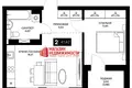 Mieszkanie 2 pokoi 60 m² Grodno, Białoruś
