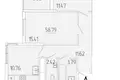 2 room apartment 59 m² Odesa, Ukraine