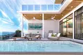 Complejo residencial Complex of villas with swimming pools and sea views near the beach, Samui, Thailand