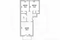2 room apartment 67 m² Brest, Belarus