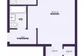 Apartamento 2 habitaciones 45 m² Minsk, Belarús
