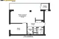 Квартира 2 комнаты 66 м² Минск, Беларусь