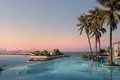 Complexe résidentiel New residential complex Passo with a wellness center, panoramic pools and roof-top gardens, 250 meters from the beach, Palm Jumeirah, Dubai, UAE