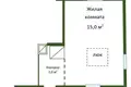 1 room apartment 25 m² Lida, Belarus