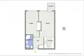 2 room apartment 37 m² Warsaw, Poland