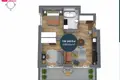 Apartamento 3 habitaciones 56 m² Kaunas, Lituania