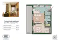 1 room apartment 54 m² Kaliningrad, Russia
