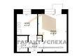 1 room apartment 20 m² Brest, Belarus