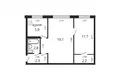 Apartamento 2 habitaciones 45 m² Minsk, Belarús