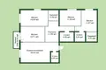 3 room apartment 103 m² Kalodziscanski selski Savet, Belarus
