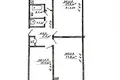 Квартира 3 комнаты 61 м² Речица, Беларусь