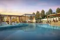 Wohnkomplex New residential complex DG Villas with swimming pools, golf courses, tennis and golf academies, Jumeirah Golf Estate, Dubai, UAE