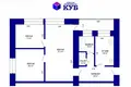 Квартира 3 комнаты 54 м² Минск, Беларусь