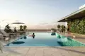 Residential complex New A99 Residence with a swimming pool and a lounge area, Dubai Land, Dubai, UAE