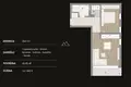1 bedroom apartment 44 m² Muo, Montenegro