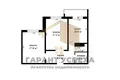 Appartement 2 chambres 62 m² Muhavecki selski Savet, Bélarus