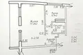 Appartement 1 chambre 31 m² Homiel, Bélarus