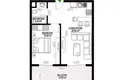 Apartamento 2 habitaciones 56 m² Mahmutlar, Turquía