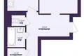 Appartement 2 chambres 52 m² Salihorsk, Bélarus