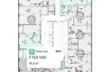 Apartment 56 m² Ankudinovka, Russia