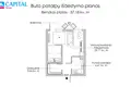 Apartamento 1 habitación 37 m² Vilna, Lituania