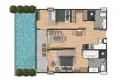 Mieszkanie 2 pokoi 70 m² Rawai, Tajlandia