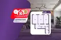 Mieszkanie 3 pokoi 74 m² Mińsk, Białoruś