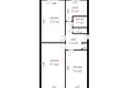 Mieszkanie 3 pokoi 62 m² Mińsk, Białoruś