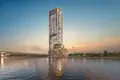 Complexe résidentiel New high-rise residence One River Point with swimming pools on the canal front, close to Burj Khalifa, Business Bay, Dubai, UAE