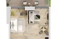 2 room apartment 42 m² Kaunas, Lithuania