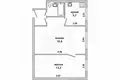 2 room apartment 42 m² Brest, Belarus