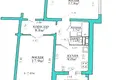 2 room apartment 61 m² Minsk, Belarus