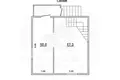Casa 45 m² Telminski sielski Saviet, Belarús
