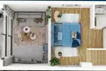 Wohnung 2 Zimmer 66 m² Akanthou, Nordzypern